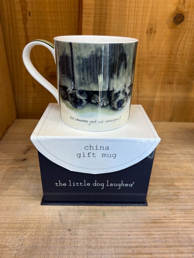 “Did Someone Say Sausages” – China Mug