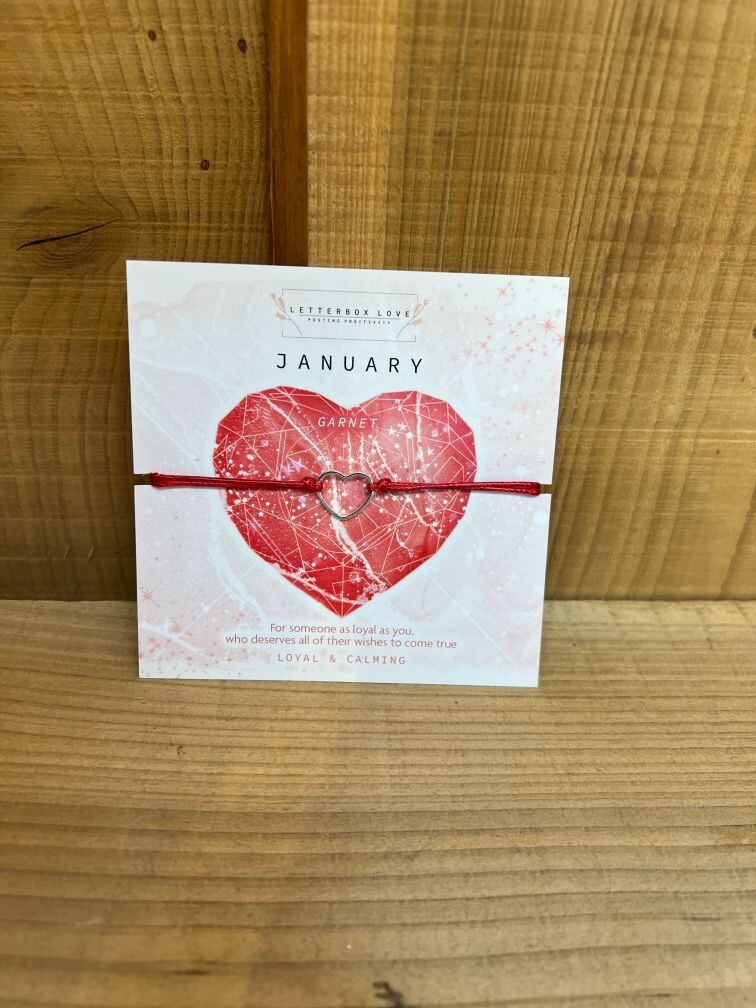 January Birthstone Bracelet