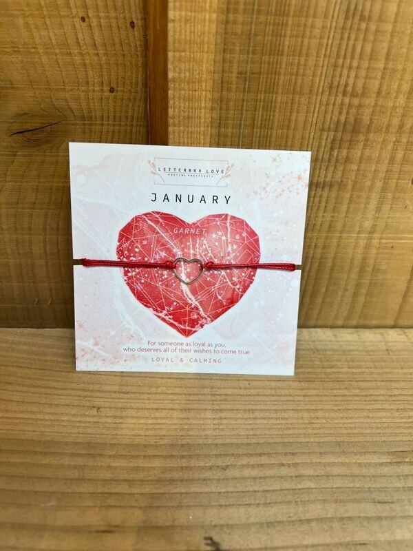 January Birthstone Bracelet