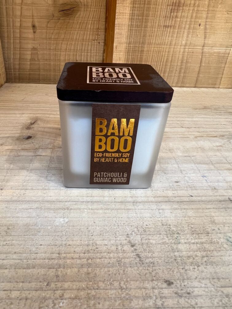 Patchouli & Guaiac Wood – Small Candle (90g)
