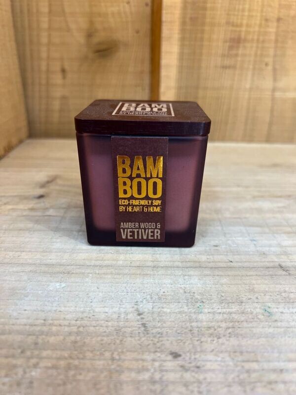 Amberwood & Vetiver – Small Candle (90g)
