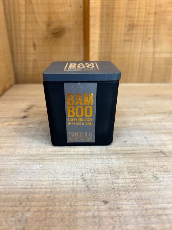 Vanilla & White Woods – Small Candle (90g)