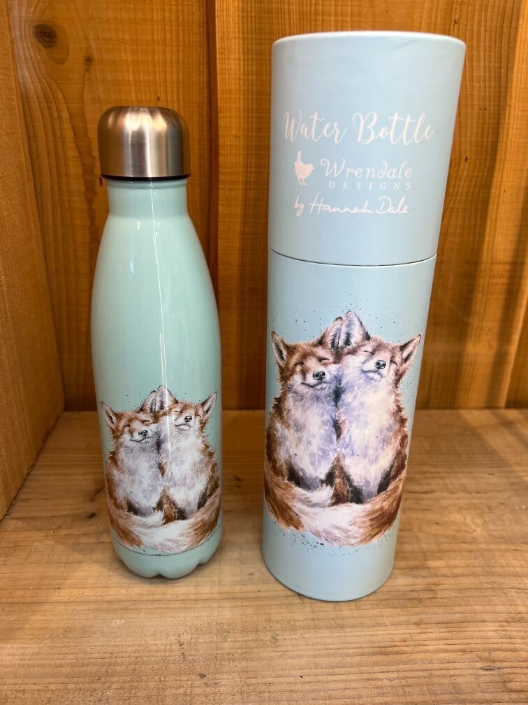 'Contentment' Fox Water Bottle