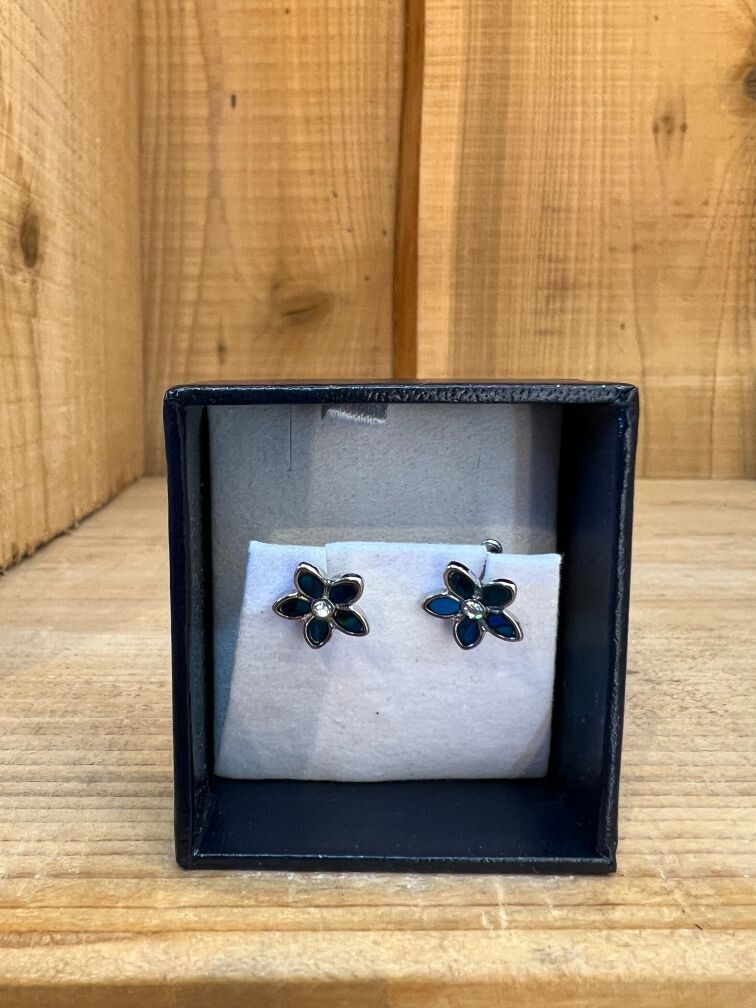 Crystal Flower Studs Earrings