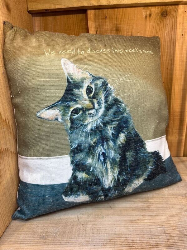 Cat – Menu – Cushion