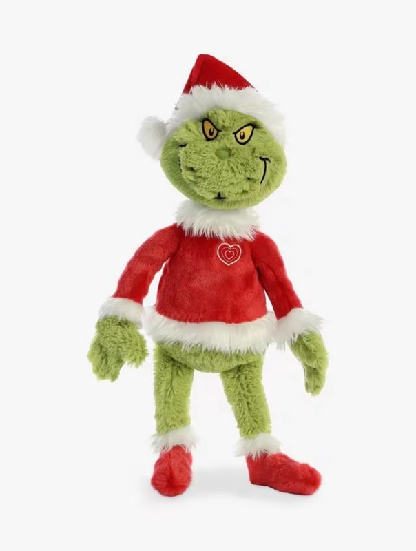 The Grinch Santa Soft Toy