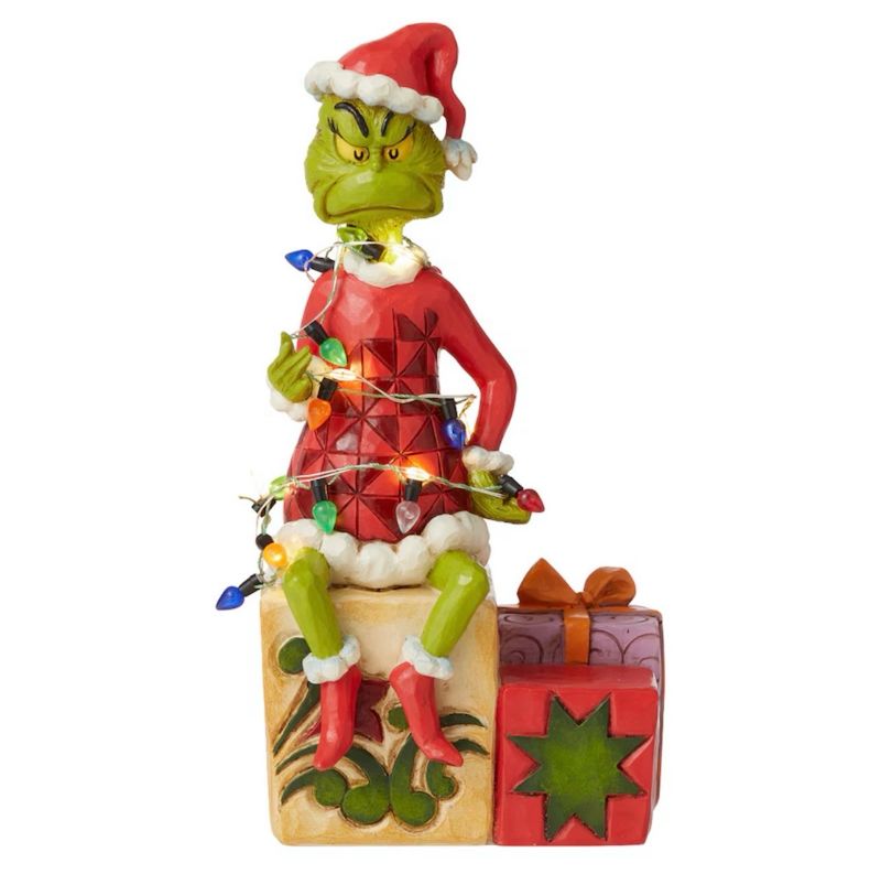 The Grinch with Lights Figurine