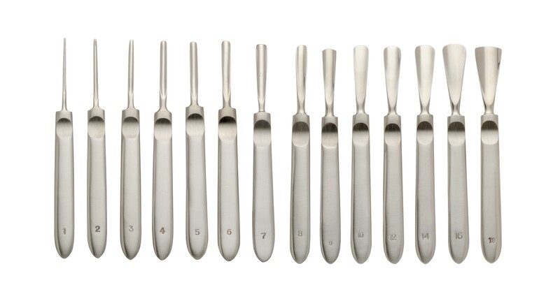 KALINDRA | Cutlery. Sharply gouges, St. steel, flat anti slip handle