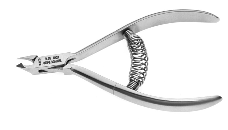 BLUE FARM | Lombard. Cuticle nippers with spring inox, box joint, cm 12 - 5 mm edge