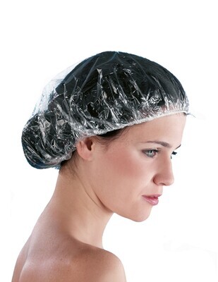 BLUE FARM | GR. Kit 100 pieces Disposable shower cap in PLT, individually packaged