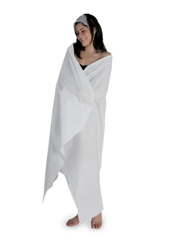 BLUE FARM | GR. Dry paper towels and shower sheets, folded and packaged