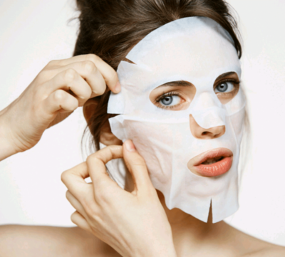 BLUE FARM | GR. Mask for face and neck treatments in sontlace