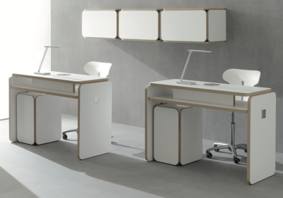 Tables, chests of drawers and primary accessories