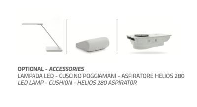 BLUE FARM | Vismara. Helios. Fixed aspirator for nail filing table