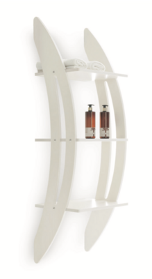 BLUE FARM | Vismara. Elos. Shelf with three shelves and 2 finishes of your choice