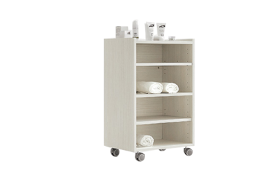 BLUE FARM | Vismara. Nine 1. Trolley with 4 shelves and open compartments