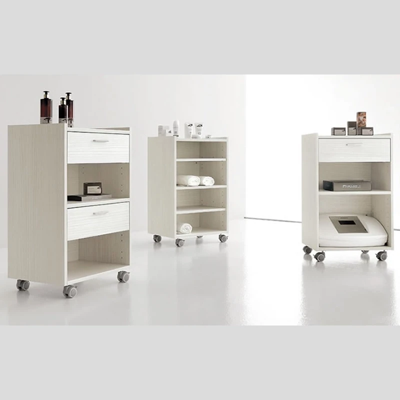 BLUE FARM | Vismara. Nine 3. Trolley with open compartments and 2 drawers