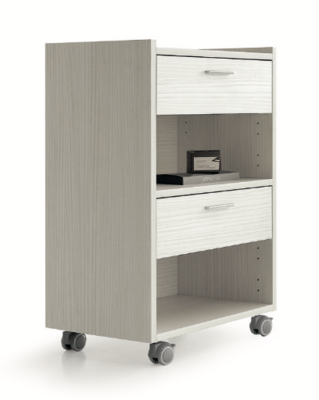 BLUE FARM | Vismara. Nine 3. Trolley with open compartments and 2 drawers
