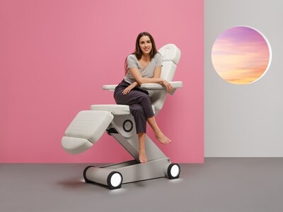 BLUE FARM | B-Light 502. 4-motor reclining lounger chair + LED