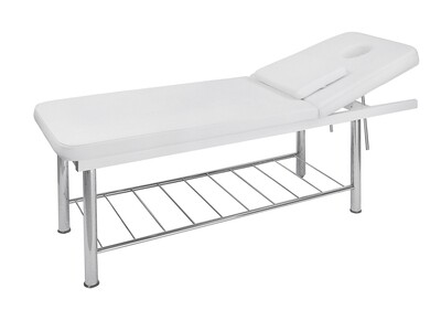 BLUE FARM | Weelko. Ilim. Massage and physiotherapy table with 1 joint and "material holder" shelf