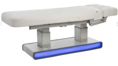 BLUE FARM | Weelko. Muse. Heated SPA bed with 4 motors, articulated, LED and hole with face pillow