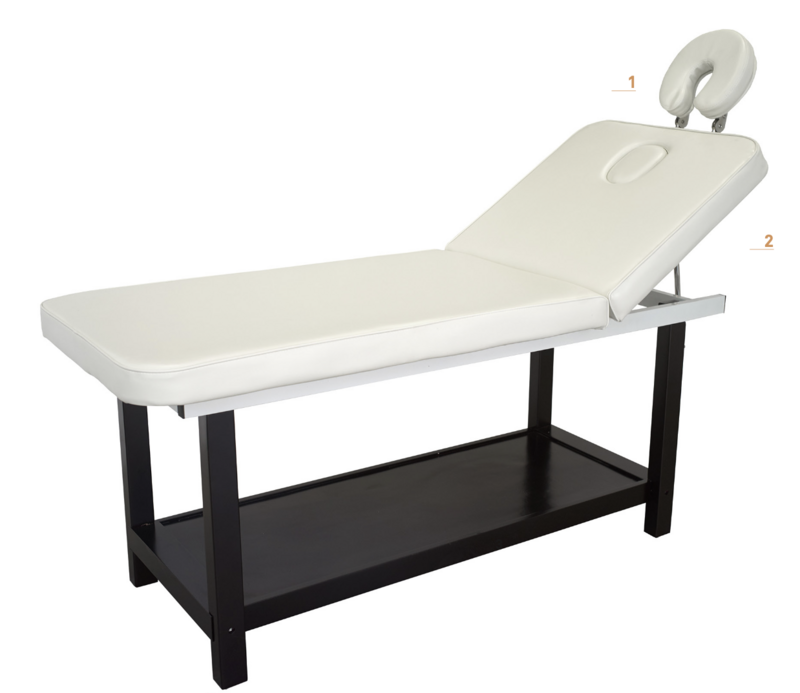 BLUE FARM | Weelko. Rombo. Fixed cot with 1 joint, wenge wood structure