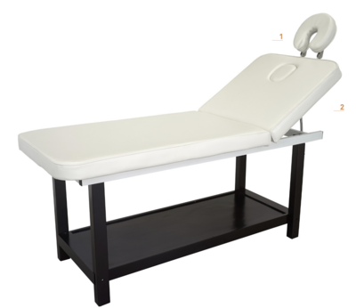 BLUE FARM | Weelko. Rombo. Fixed cot with 1 joint, wenge wood structure