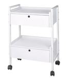 BLUE FARM | Weelko. Easy +. Trolley with 2 shelves and 2 drawers with key.