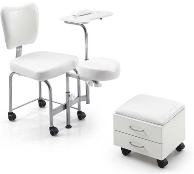 BLUE FARM | Weelko. Tendy. Pedicure chair with built-in stool. 3 customized solutions