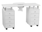 BLUE FARM | Weelko. Distal. White wooden manicure table