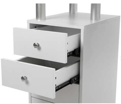 BLUE FARM | Weelko. Distal. White wooden manicure table