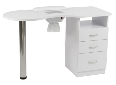 BLUE FARM | Weelko. Digit. Wooden manicure table with vacuum cleaner and cushion