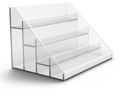 BLUE FARM | Weelko. Thenar. Acrylic display stand for placing nail polish