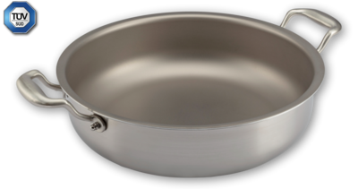KALINDRA | Tritania. Titanium saucepan with lid. Ø cm 30 x 8.5 h