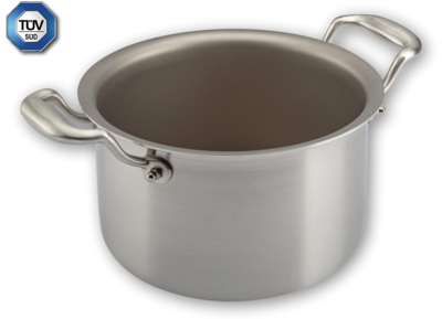 KALINDRA | Tritania. Titanium pot with lid. Ø 20 cm x 13.5 h