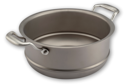KALINDRA | Tritania. Steamer saucepan Ø 24 cm, 100% titanium