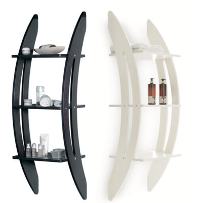 BLUE FARM | Vismara. Elos. Shelf with three shelves and 2 finishes of your choice
