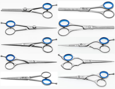 BLUE FARM | Lombard. Tekno Line 5&quot;, 5.5&quot; and 6&quot; hair scissors and thinners