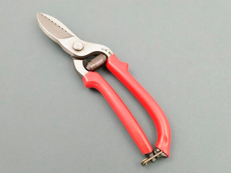 BLUE FARM | Due Buoi knives. Leather and rubber shears cm. 23