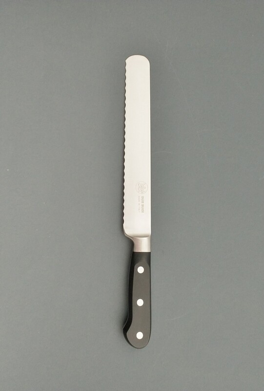 BLUE FARM | Due Buoi knives. Chef&#39;s bread Knife. St. steel. Black/ green