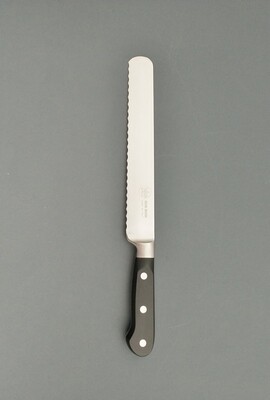 BLUE FARM | Due Buoi knives. Chef&#39;s bread Knife. St. steel. Black/ green