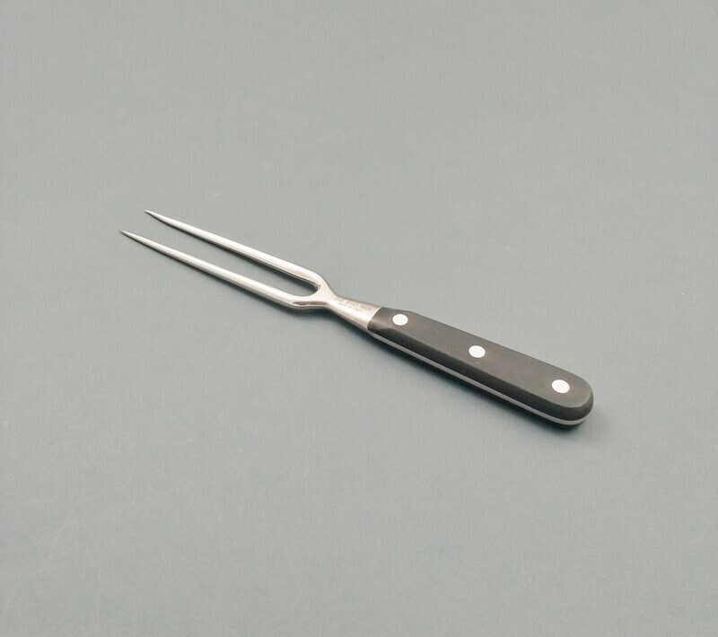 BLUE FARM | Due Buoi knives. Chef's Fork. St. steel. black