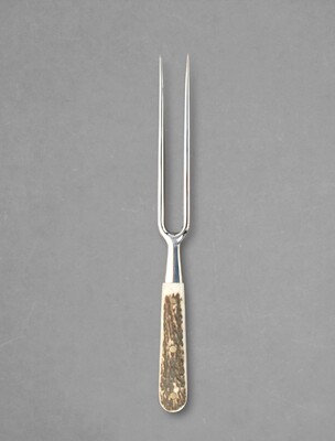 BLUE FARM | Due Buoi knives. Chef&#39;s Fork. St. steel. stag horn