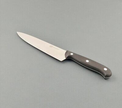 BLUE FARM | Due Buoi knives. Coltello trinciante cm 15, inox nero