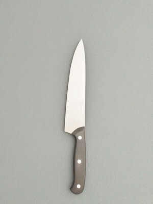 BLUE FARM | Due Buoi knives. Blanked utility knife cm 15. St. steel. Black