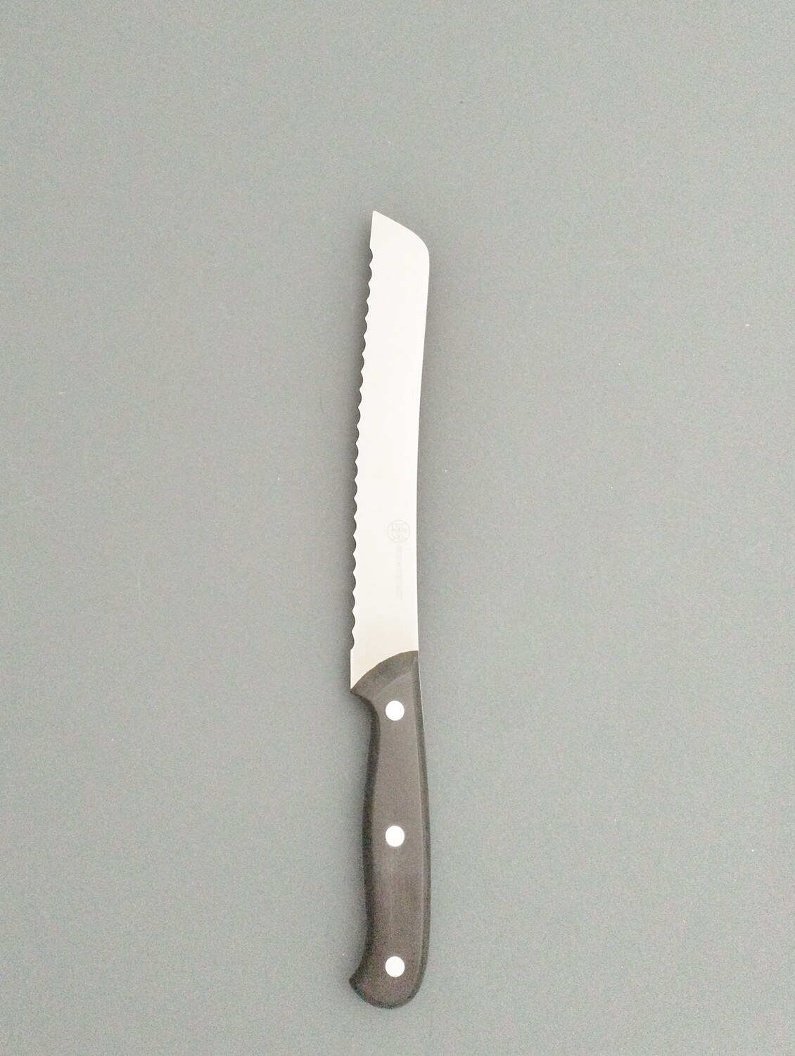 BLUE FARM | Due Buoi knives. Trinciante bread Knife 20 cm. St. steel. Black