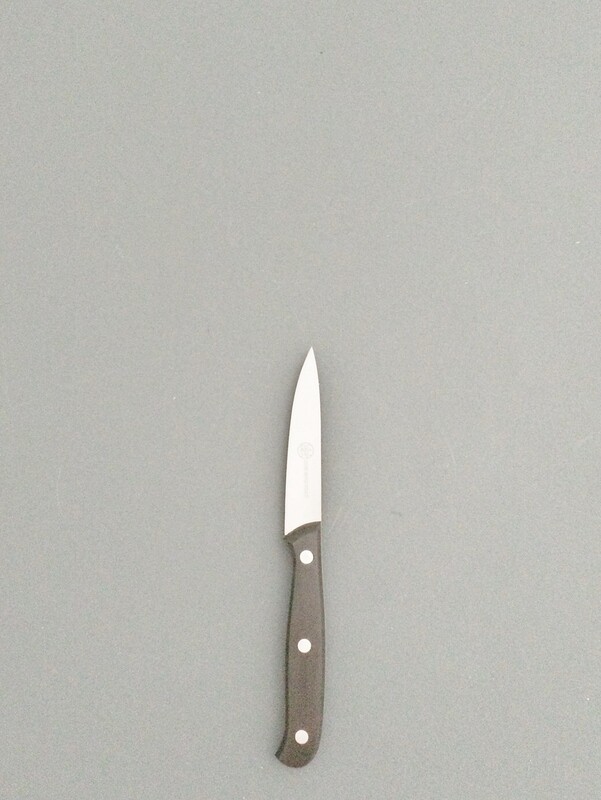 BLUE FARM | Due Buoi knives. Paring Knife 9 cm. St. steel. Black