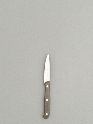 BLUE FARM | Due Buoi knives. Paring Knife 9 cm. St. steel. Black
