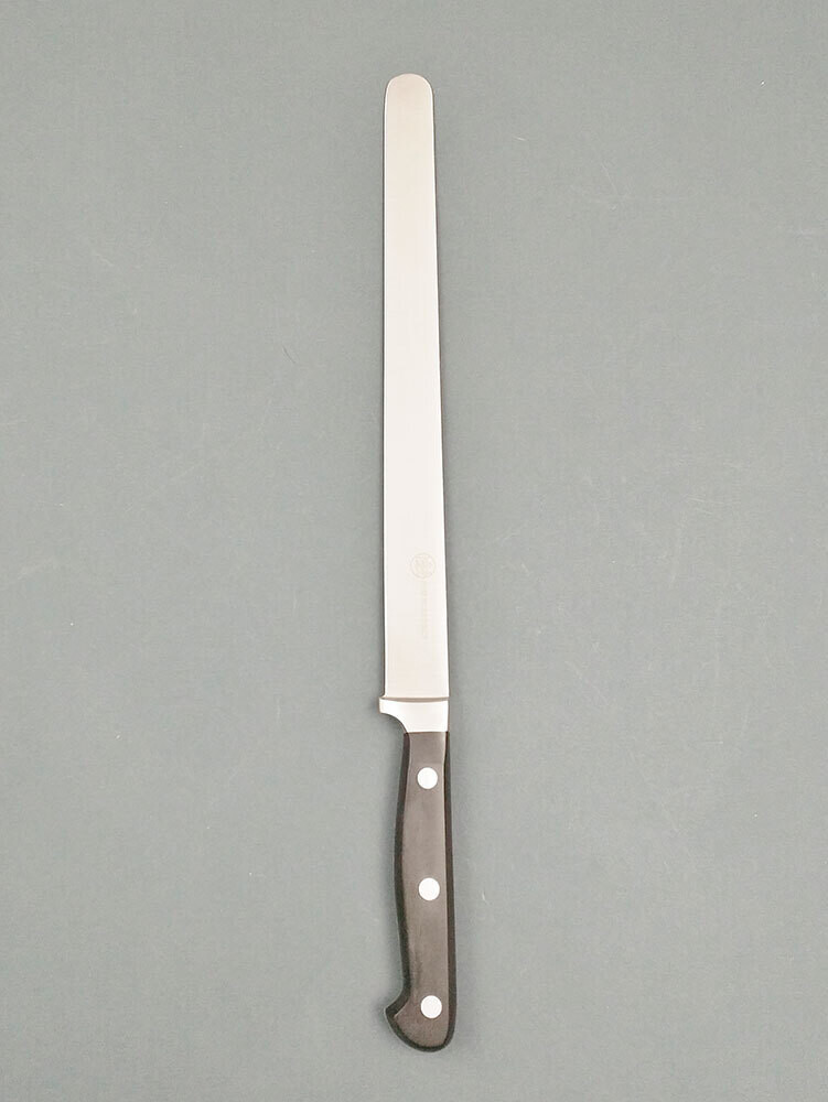BLUE FARM | Due Buoi knives. Forged ham slicer Knife 25 cm. St. steel. Black
