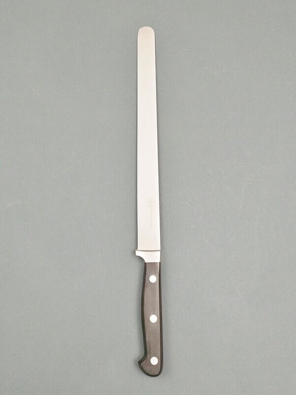 BLUE FARM | Due Buoi knives. Forged ham slicer Knife 25 cm. St. steel. Black